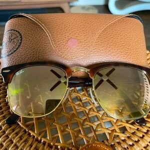 Ray-Ban Gold Tortoiseshell Clubmasters